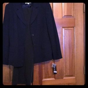 Navy Two Piece Suit- dress jacket and pants